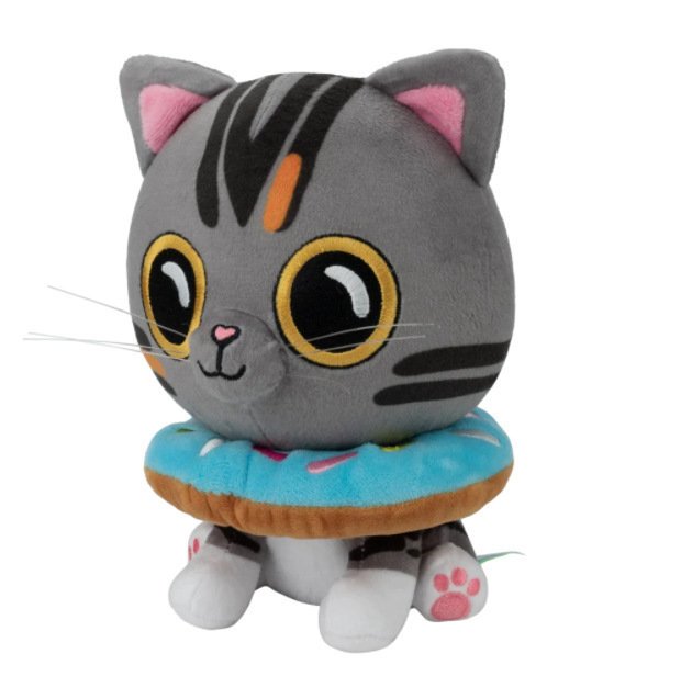 Cute 22cm Donut Cat Plush Stuffed Toy