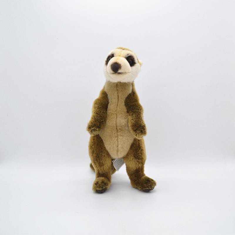 Lifelike Standing Meerkat Plush Toy Doll