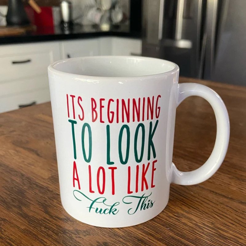 Custom Initial Alphabet Ceramic Mug