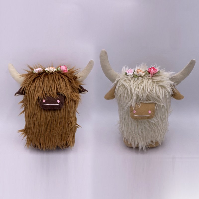 Highland Cow Hairy Yak Plush Toy