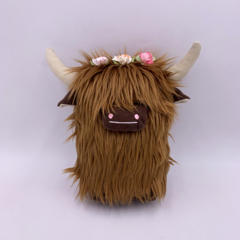 Highland Cow Hairy Yak Plush Toy - Image 4
